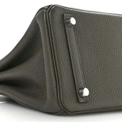 Hermes Togo Birkin 25 Vert De Gris 9 of 11