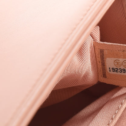Chanel Lambskin Quilted Medium Boy Flap Light Pink 7 of 10