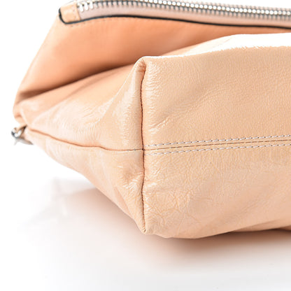 Burberry Patent Fold Over Crossbody Beige 10 of 11