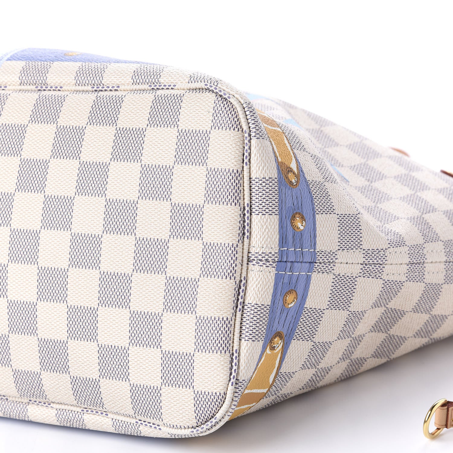 Louis Vuitton Damier Azur Summer Trunks Neo Neverfull MM 8 of 11