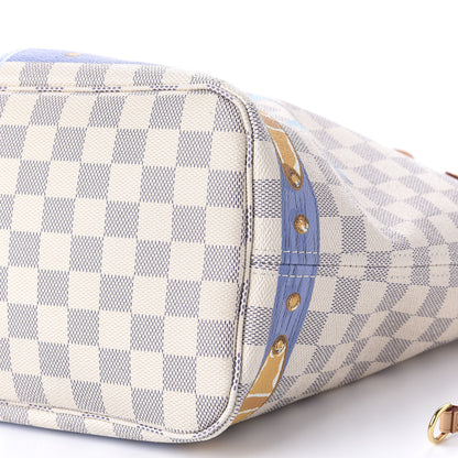 Louis Vuitton Damier Azur Summer Trunks Neo Neverfull MM 8 of 11