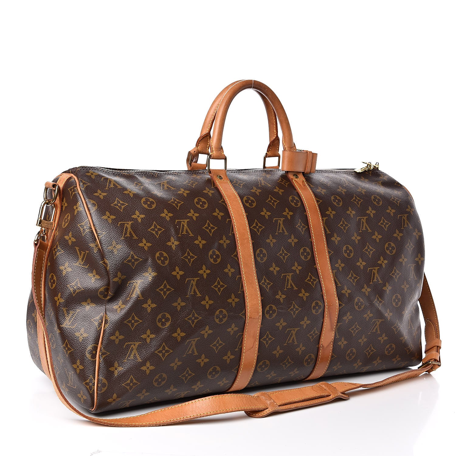 Louis Vuitton Monogram Keepall Bandouliere 55 3 of 17