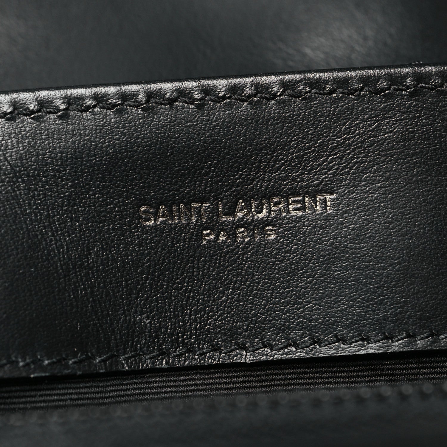 Saint Laurent Calfskin Y Quilted Monogram Monochrome Small Loulou Chain Satchel Black 7 of 13