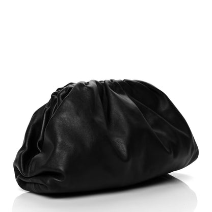 Bottega Veneta Smooth Butter Calf The Pouch Oversized Clutch Black 3 of 11