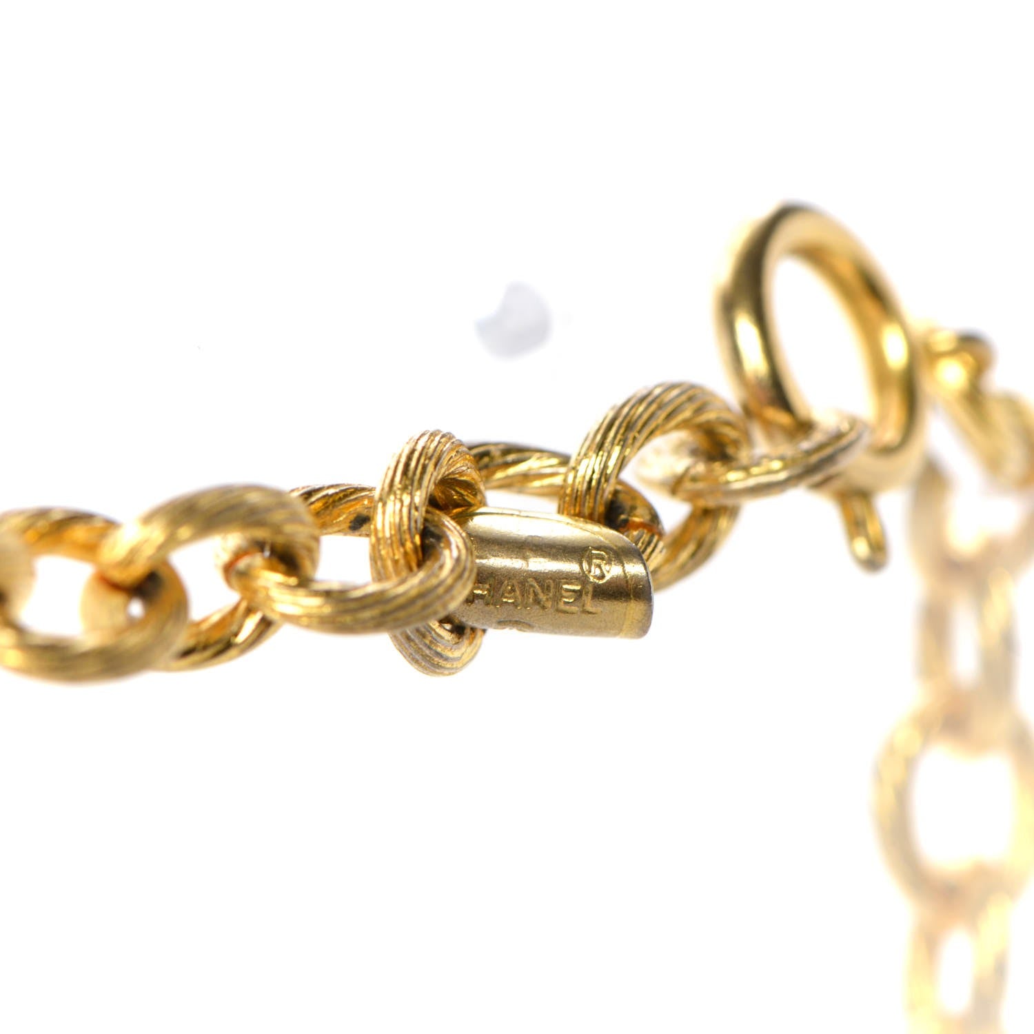 Chanel Chain CC Medallion Necklace Gold 8 of 8