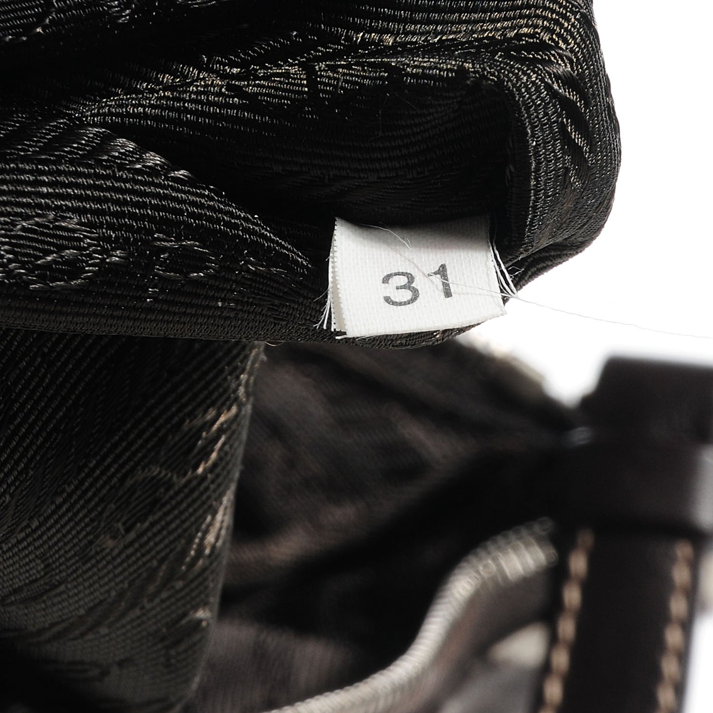 Calf Hair Zebra Print Shoulder Bag White Moro