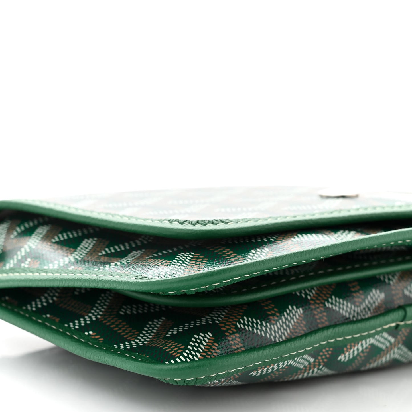 Goyardine Plumet Wallet Clutch Green