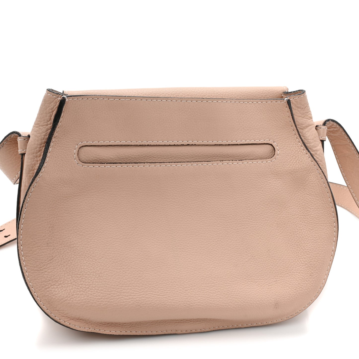 Calfskin Medium Marcie Saddle Bag Blush