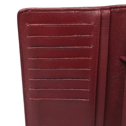 Chanel Caviar Timeless CC Yen Wallet Burgundy 13 of 15