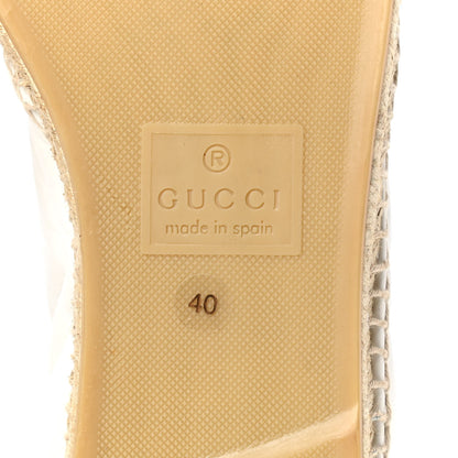 Gucci Nappa Matelasse GG Marmont Espadrilles 40 Great White 6 of 9