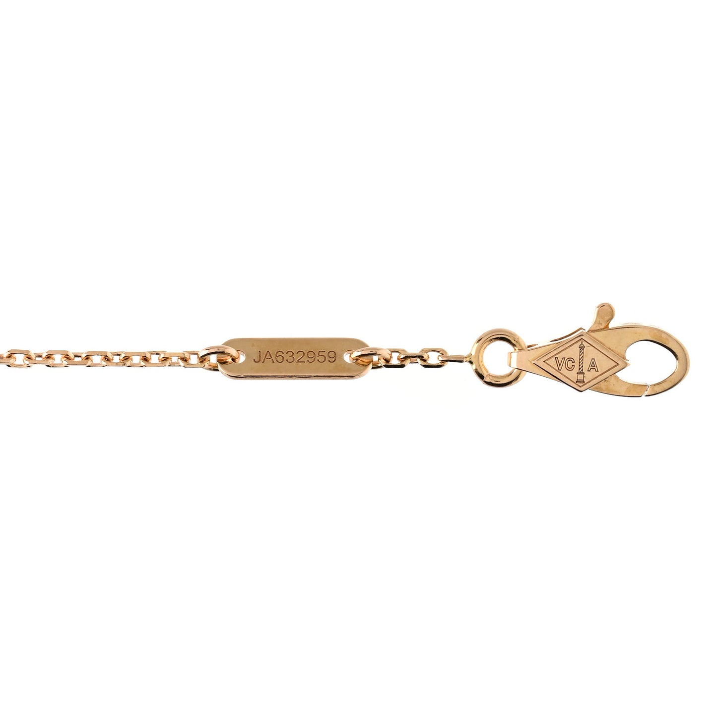18K Rose Gold Carnelian Sweet Alhambra Bracelet