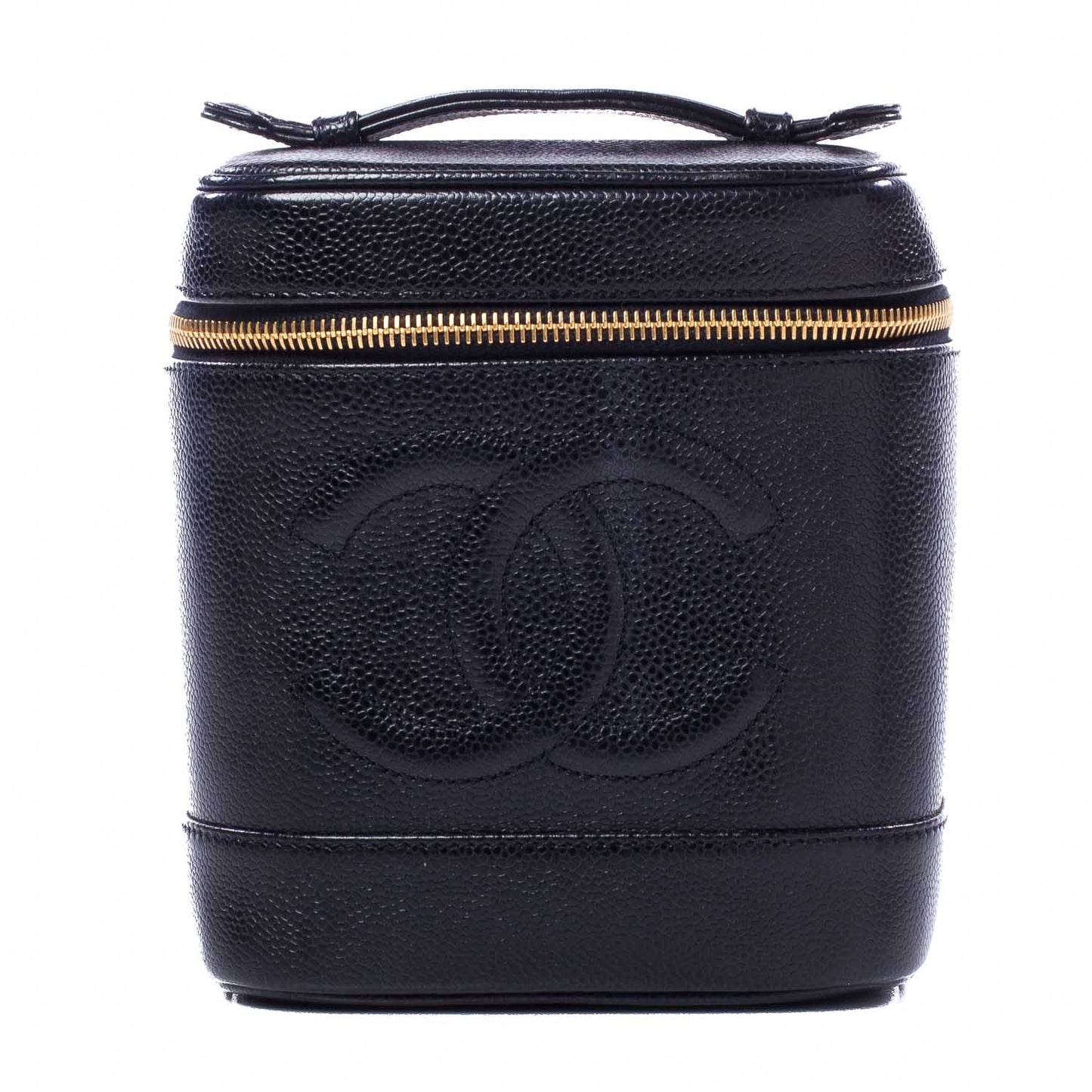 Caviar Cosmetic Vanity Bag Black