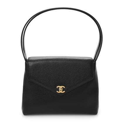 Chanel Caviar CC Envelope Flap Black 1 of 12