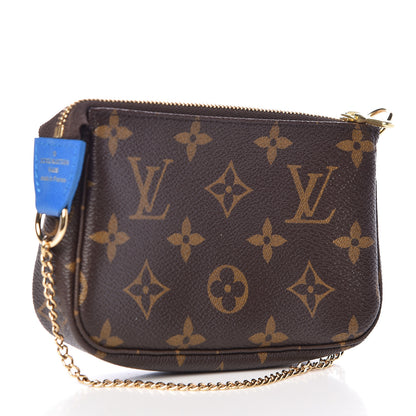 Louis Vuitton Monogram 2019 Christmas Animation Mini Venice Pochette Accessories Blue 3 of 7