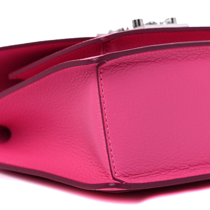 MCM Grained Calfskin Small Patricia Satchel Sugar Pink 7 of 8