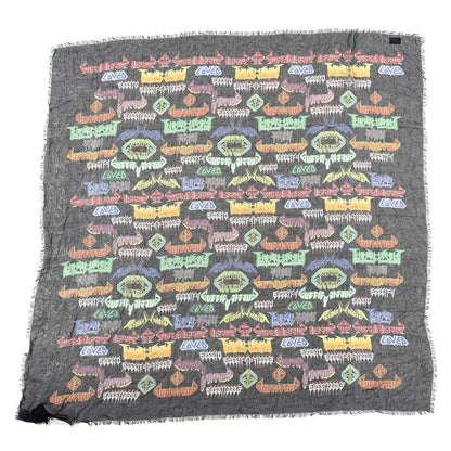 Gucci Modal Silk Loved Scarf Black 1 of 3
