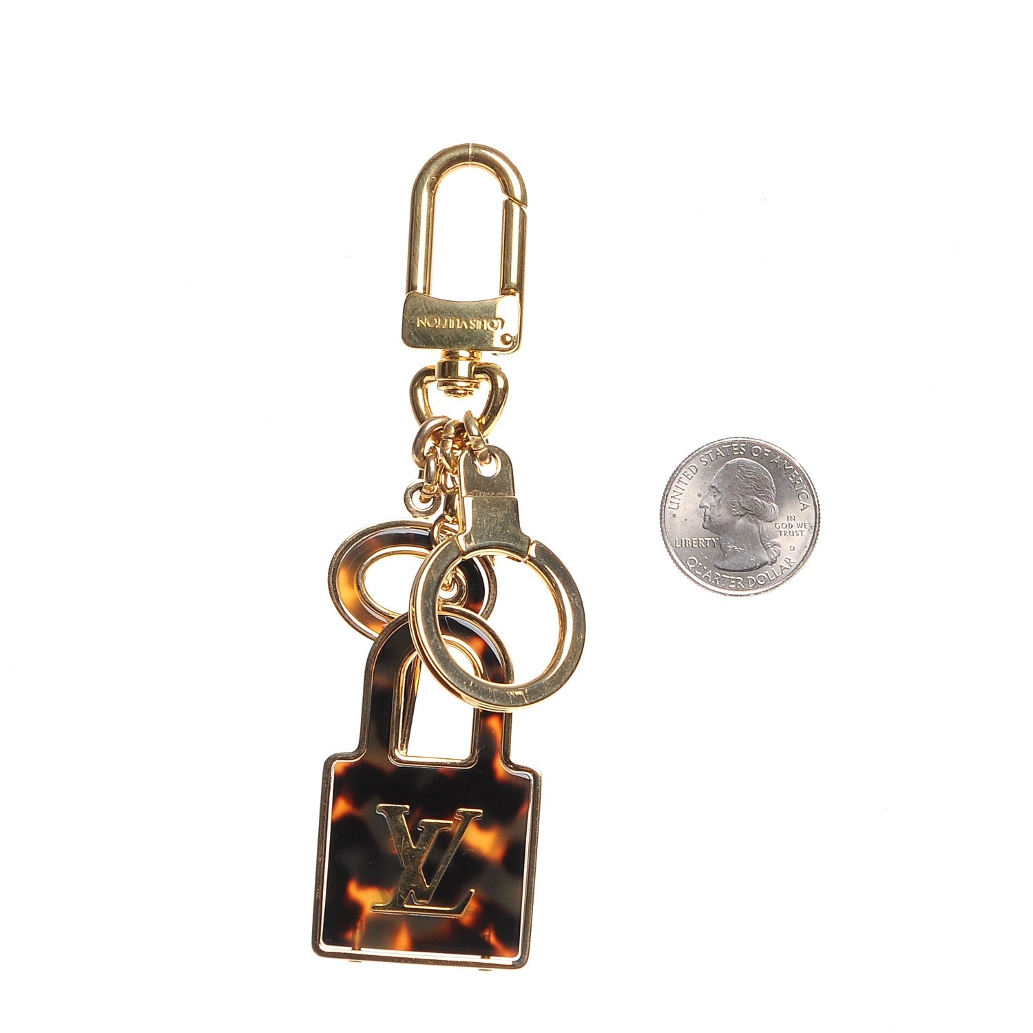 Louis Vuitton Acetate Confidence Bag Charm Key Holder 2 of 7