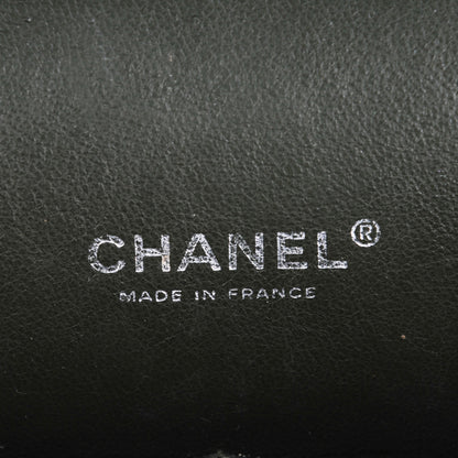 Chanel Caviar Quilted Maxi Double Flap Dark Green 7 of 9