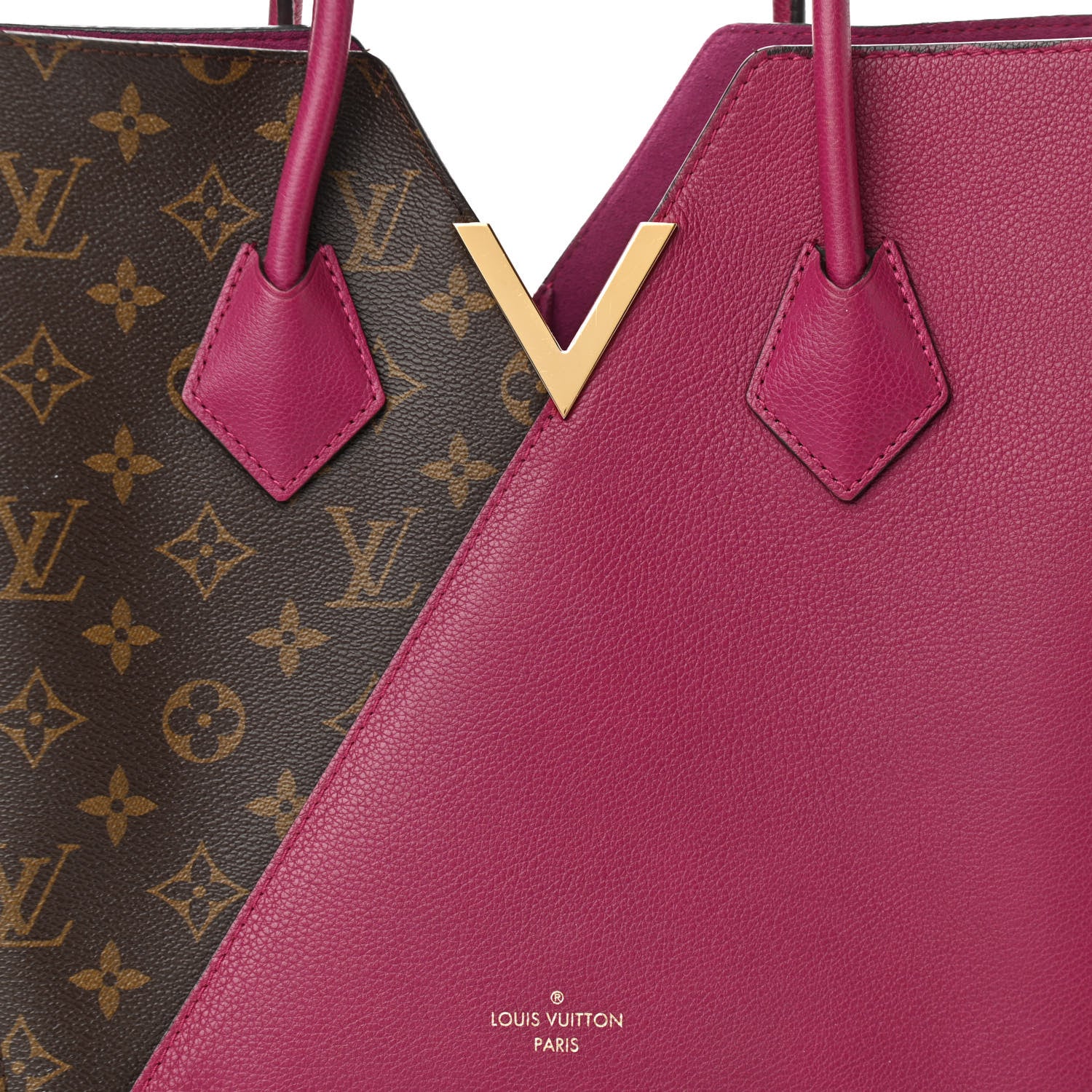 Louis Vuitton Calfskin Monogram Kimono Tote Grape 8 of 20