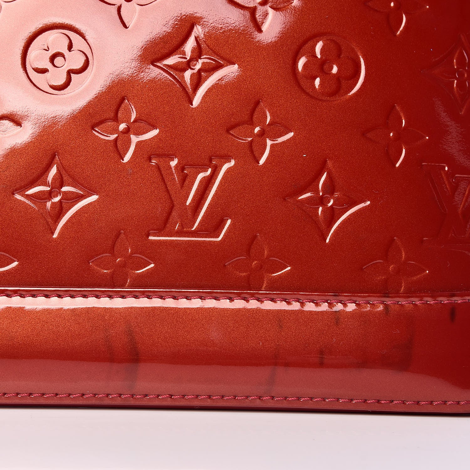 Louis Vuitton Vernis Alma GM Pomme D'Amour 12 of 12