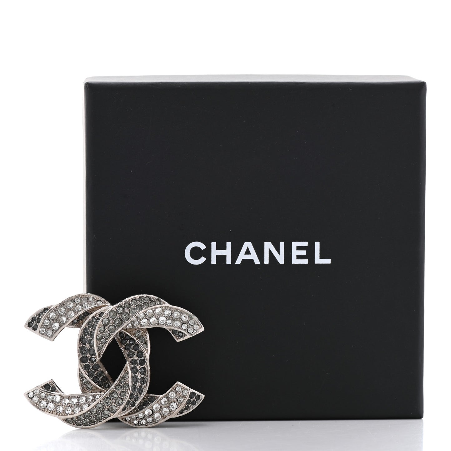 CC Chanel Brooch Silver