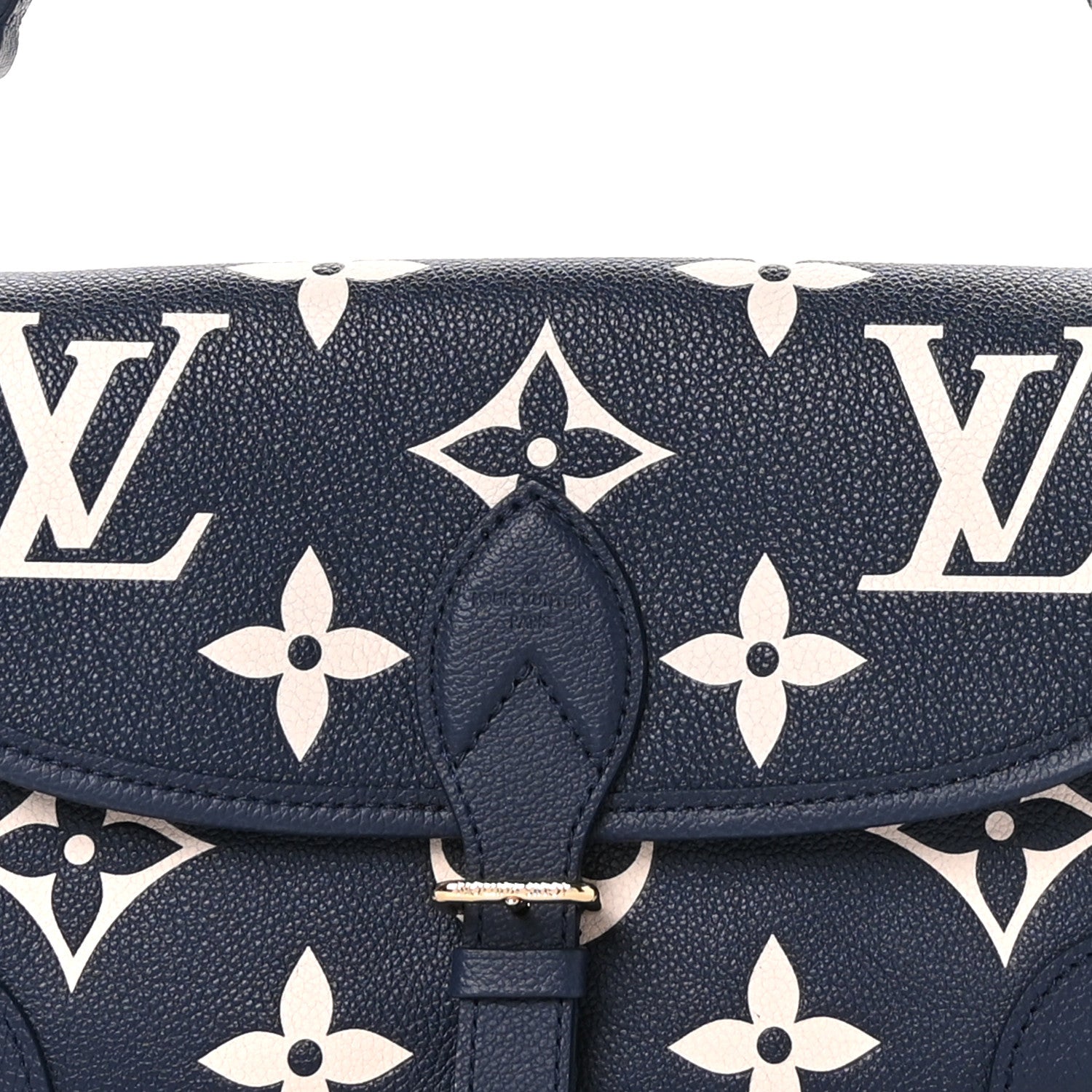 Louis Vuitton Empreinte Giant Monogram Diane Navy Creme 7 of 9