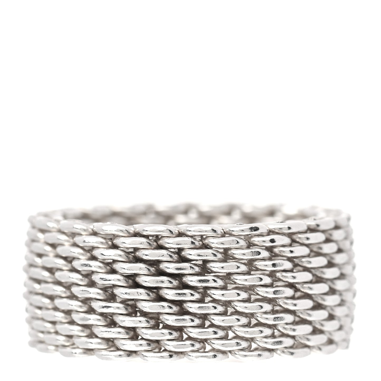 Sterling Silver Somerset Mesh Ring 57 8