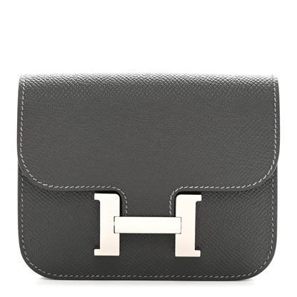 Hermes Epsom Constance Slim Wallet Ardoise 1 of 9