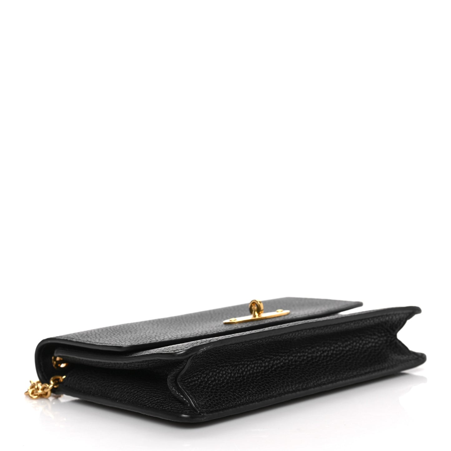 Small Classic Grain Calfskin Small Darley Black