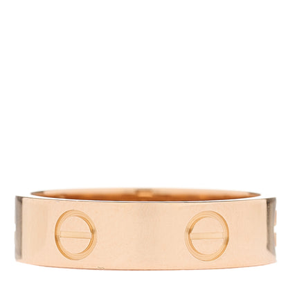 Cartier 18K Pink Gold 5.5mm LOVE Ring 58 8.25 3 of 4