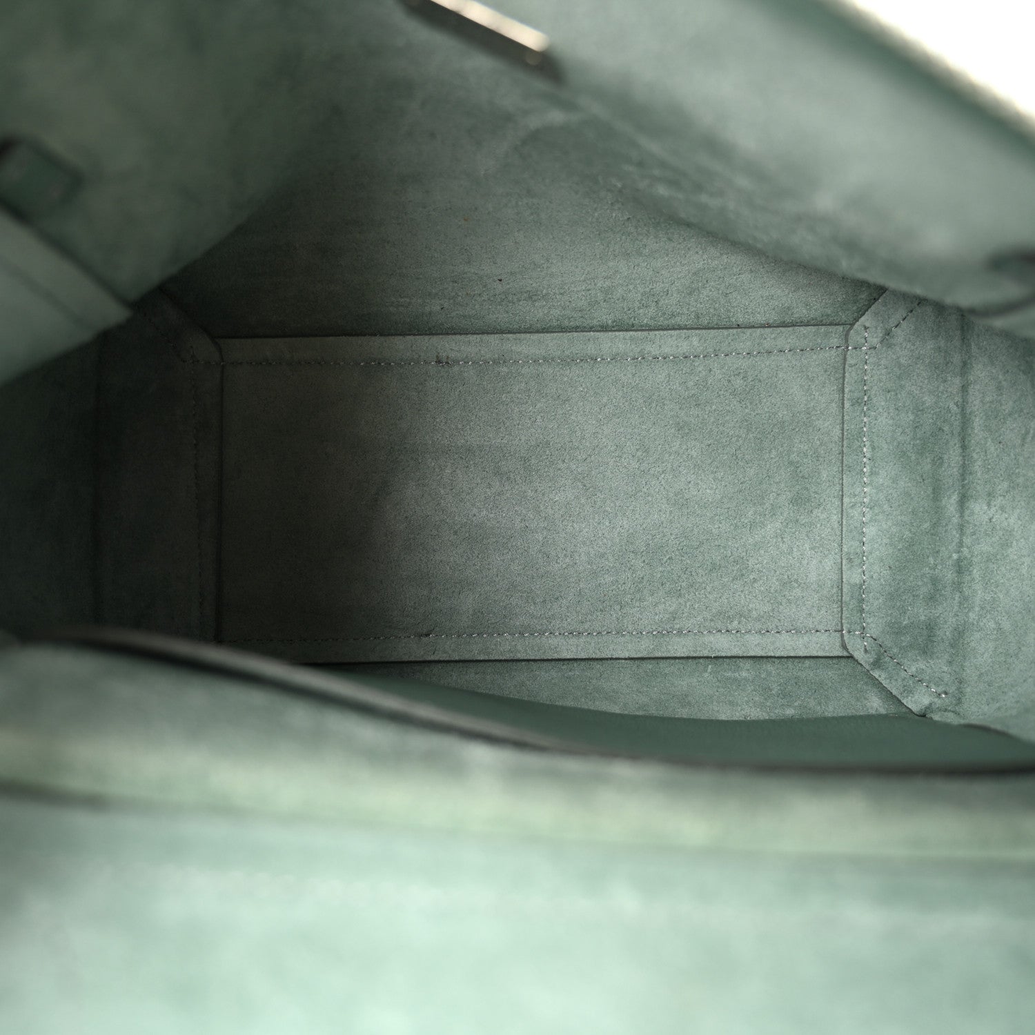 Celine Grained Calfskin Micro Belt Bag Celadon 5 of 12