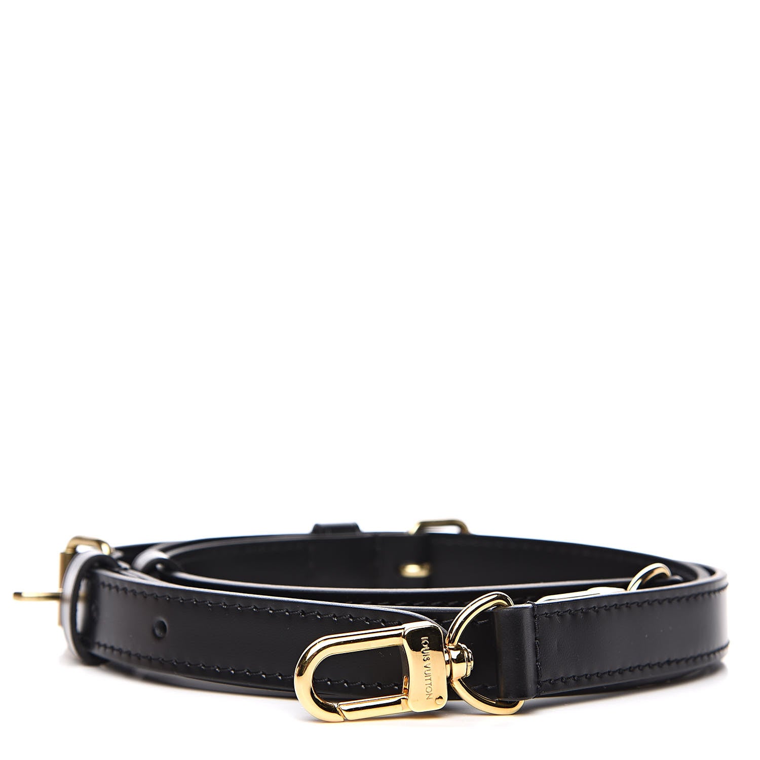 Louis Vuitton Calfskin Speedy Bandouliere Shoulder Strap Black 1 of 4