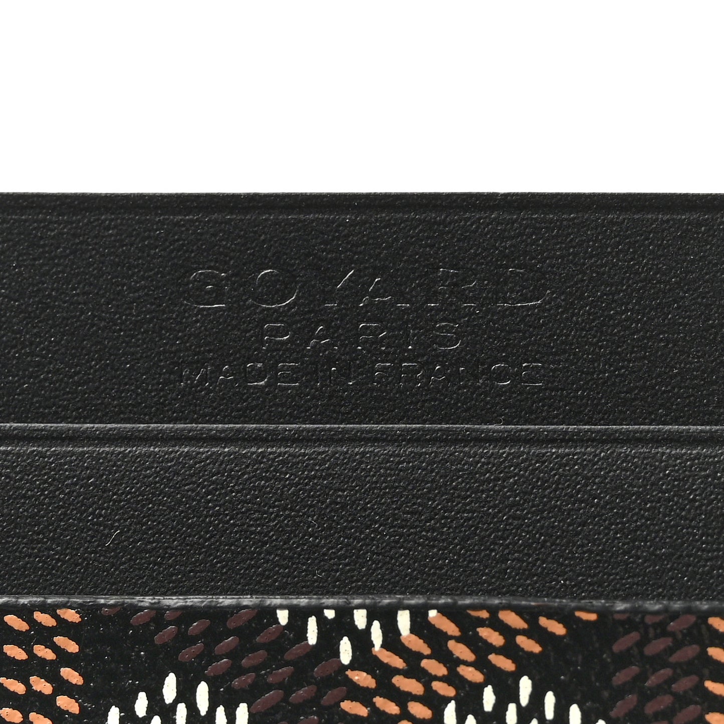 Goyardine Saint Sulpice Card Holder Black