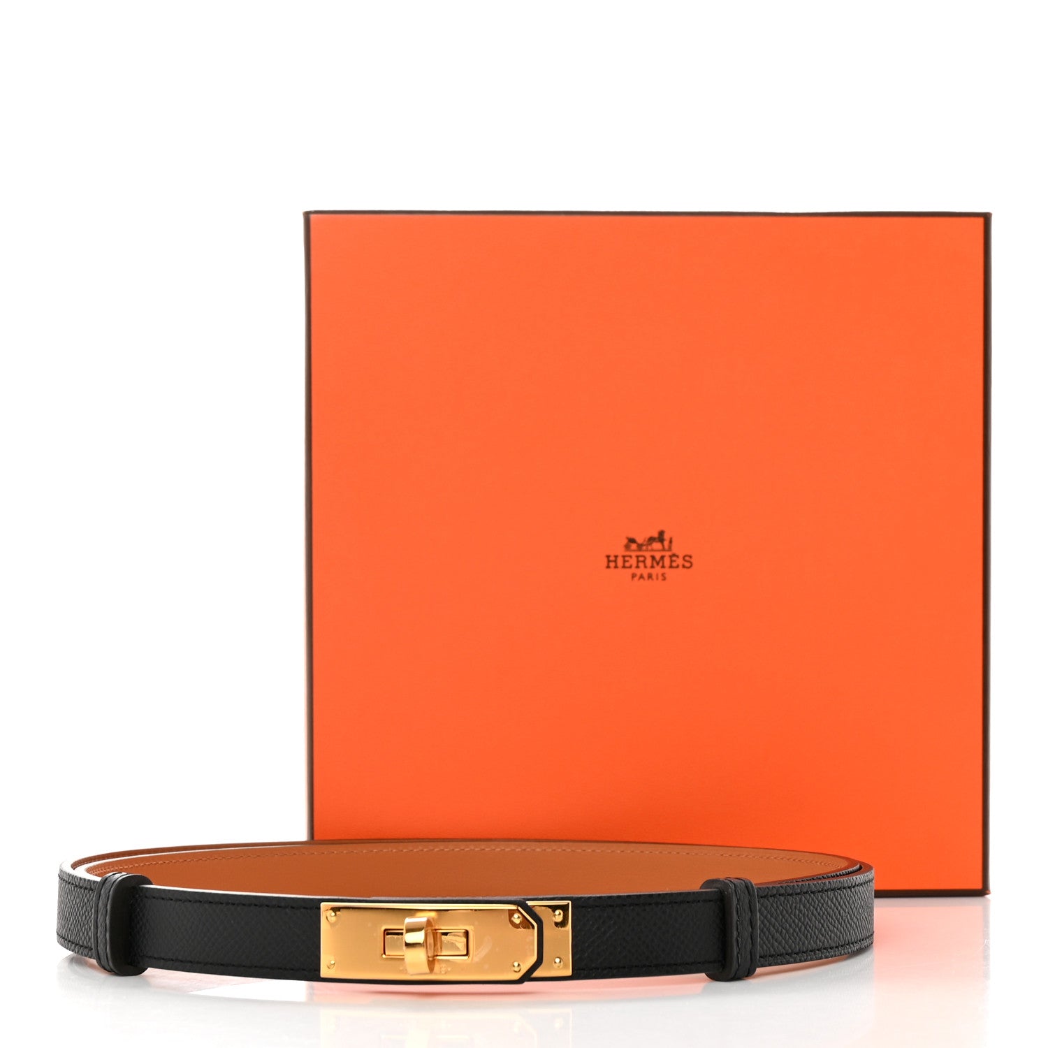 Hermes Epsom Kelly Belt Black 5 of 5