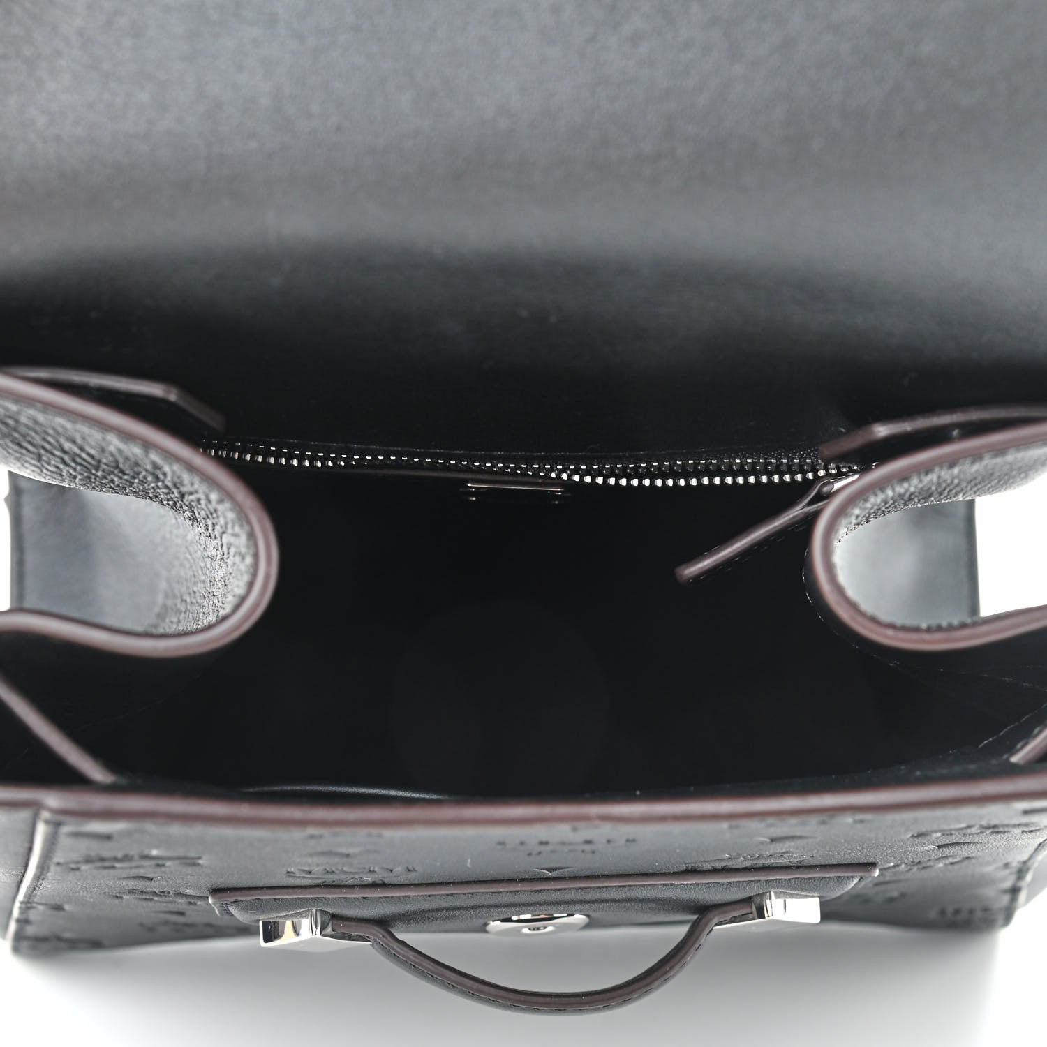 MCM Calfskin Ottomar Essential Visetos Small Backpack Black 4 of 7