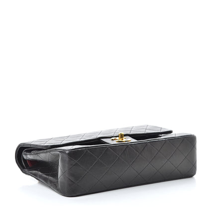 Chanel Lambskin Quilted Medium Double Flap Black 4 of 15