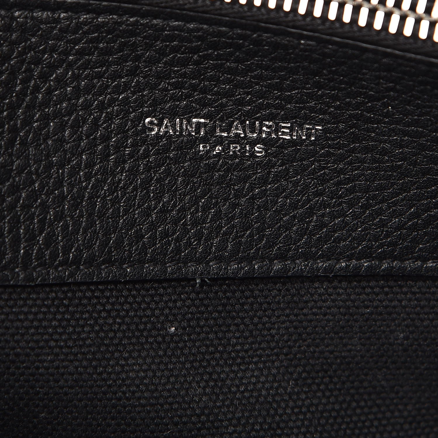 Saint Laurent Grained Calfskin Small Supple Sac De Jour Black 9 of 12