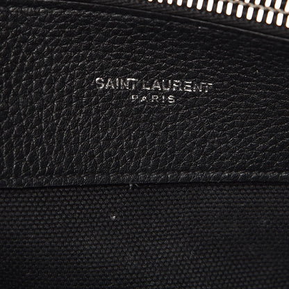 Saint Laurent Grained Calfskin Small Supple Sac De Jour Black 9 of 12