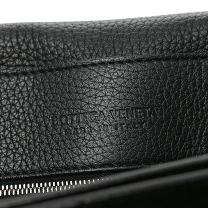 Bottega Veneta Grained Calfskin Intrecciato Andiamo Messenger Bag Black 6 of 11