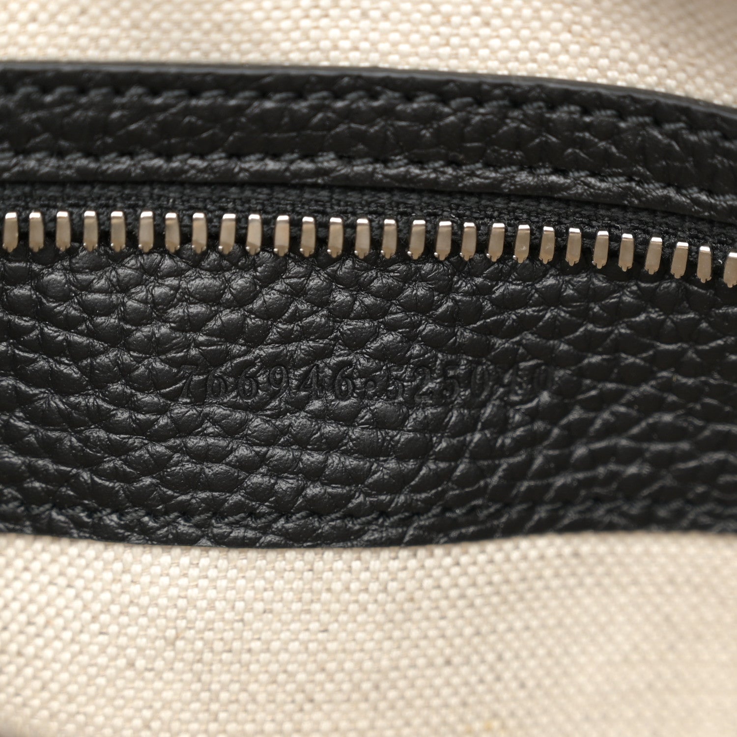 Gucci Piuma Calfskin Jumbo GG Embossed Medium Messenger Bag Black 7 of 10