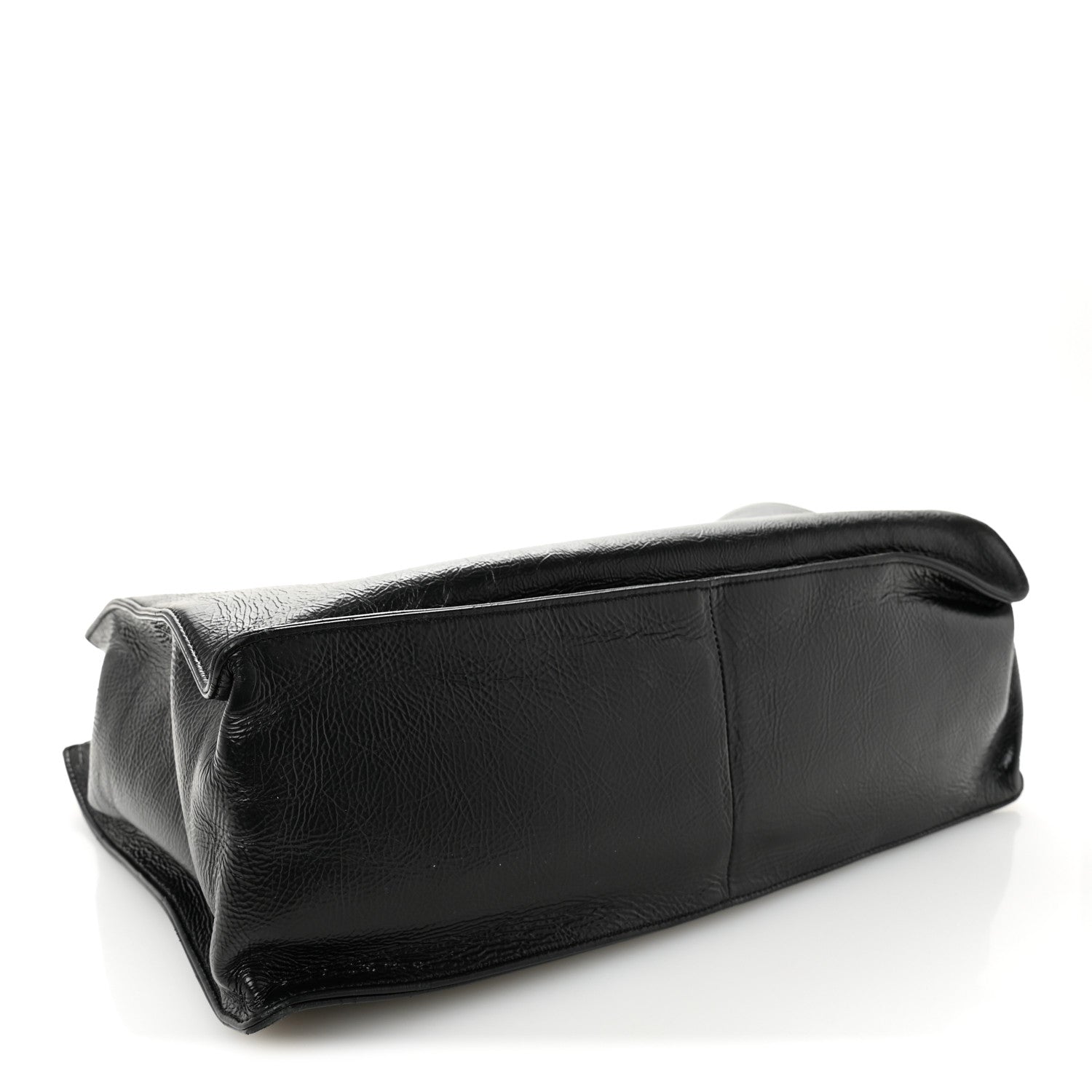 Chanel Shiny Aged Calfskin Shopping Bag Black 4 of 12