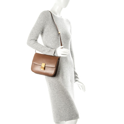 Celine Box Calfskin Medium Classic Box Flap Bag Camel 2 of 7