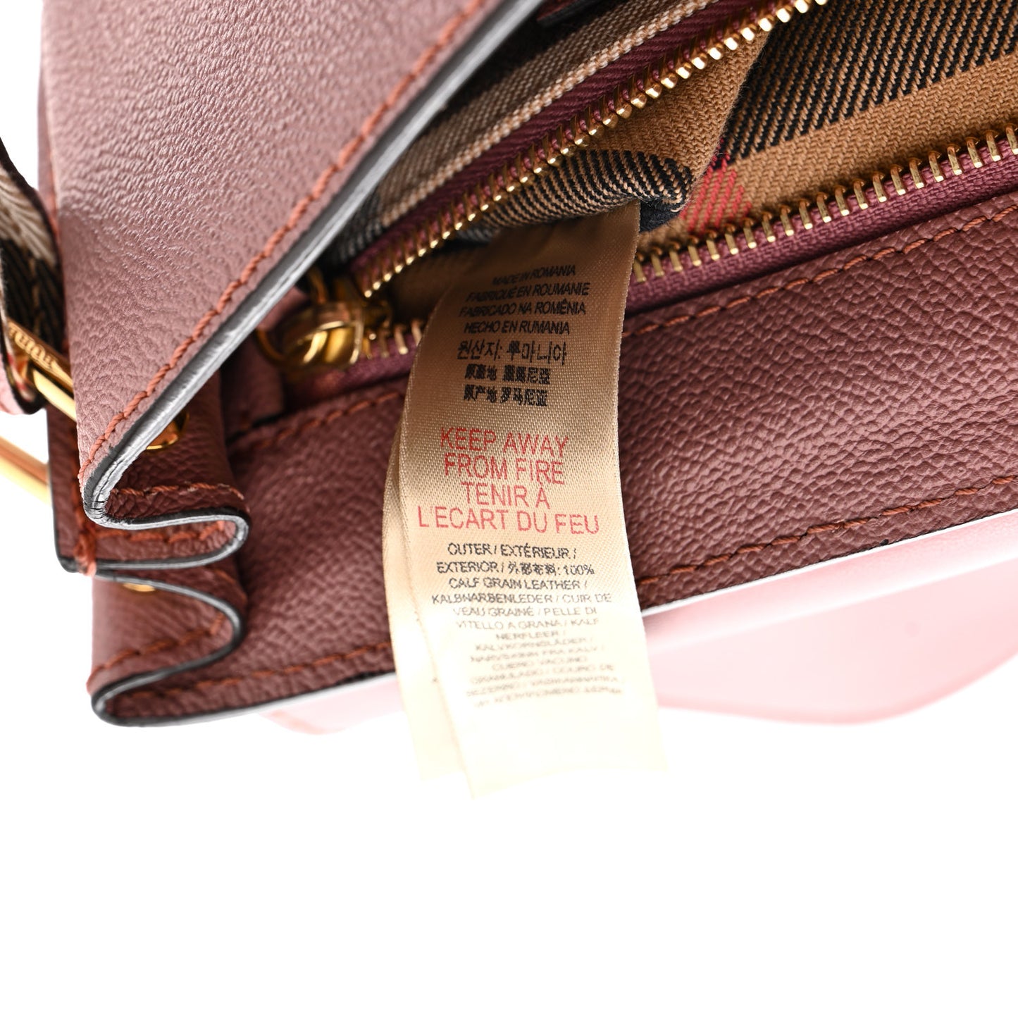 Soft Grain Calfskin Small Medley Crossbody Dusty Pink