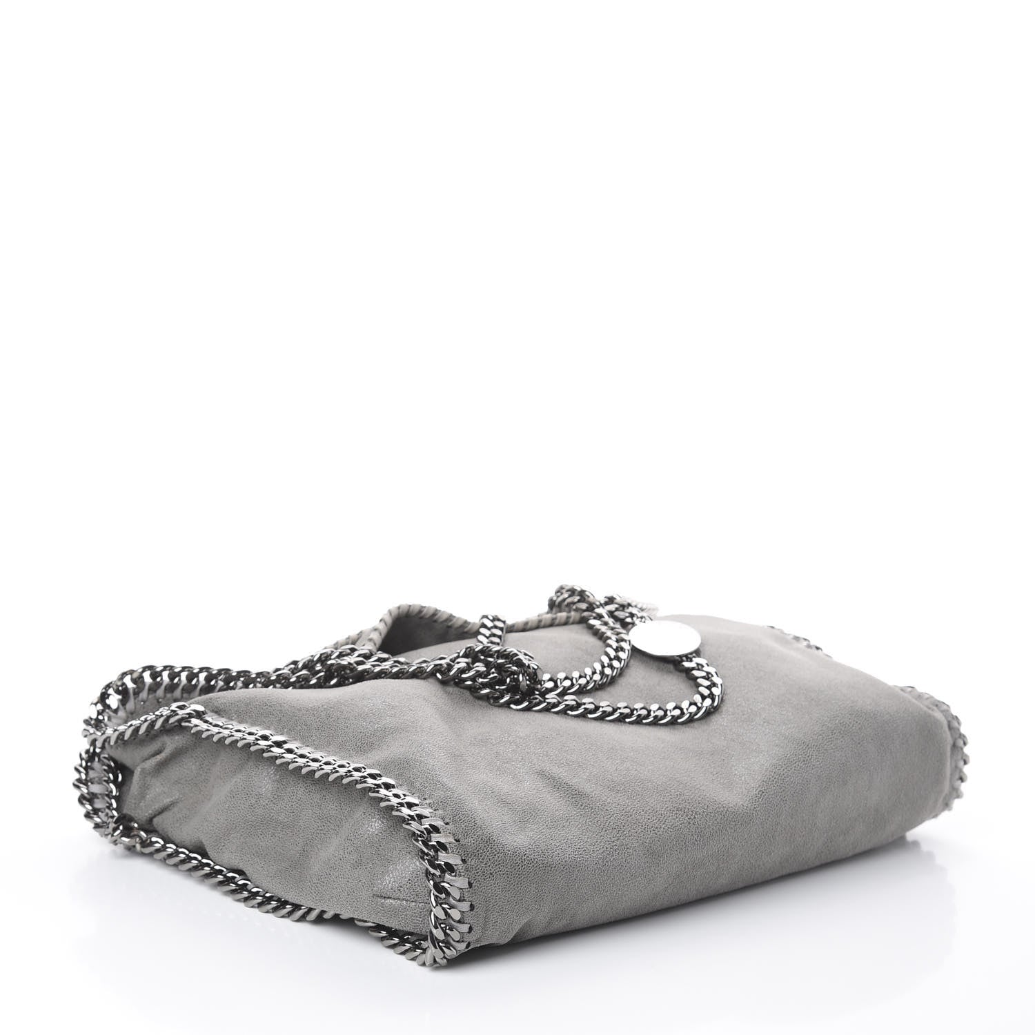 Stella McCartney Shaggy Deer Falabella Fold Over Tote Grey 3 of 7