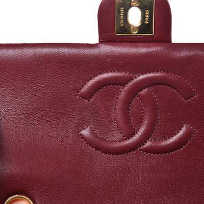 Chanel Lambskin Quilted Mini Square Flap Bordeaux 15 of 16