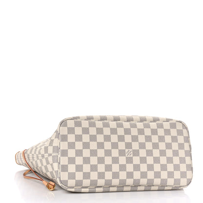 Louis Vuitton Damier Azur Neo Neverfull MM Rose Ballerine 4 of 9