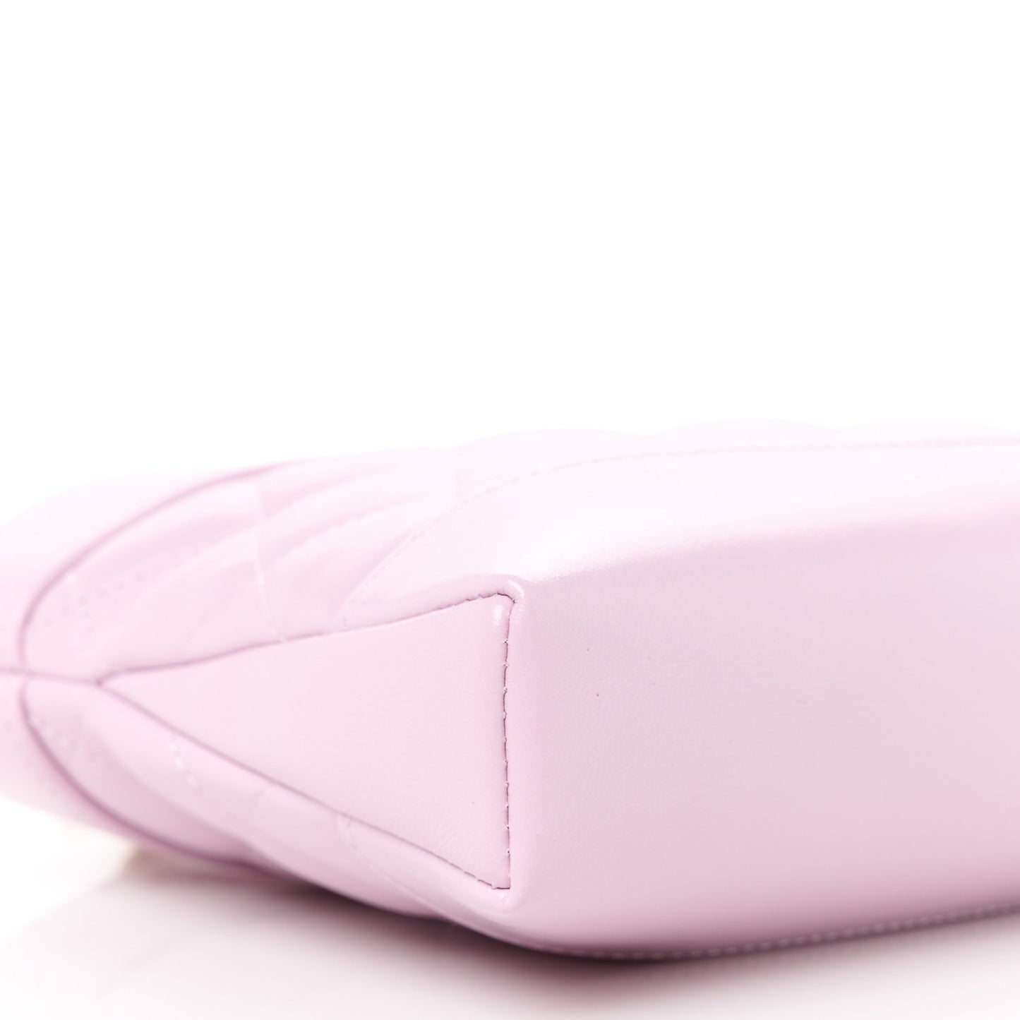 Shiny Crumpled Calfskin Quilted Nano 31 Shopping Bag Light Pink