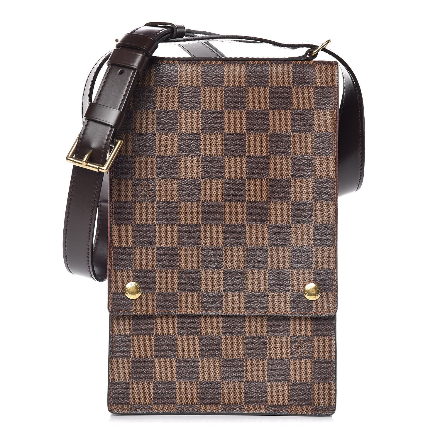 Louis Vuitton Damier Ebene Portobello Travel Shoulder Bag 1 of 9