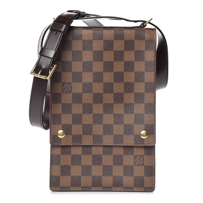Louis Vuitton Damier Ebene Portobello Travel Shoulder Bag 1 of 9