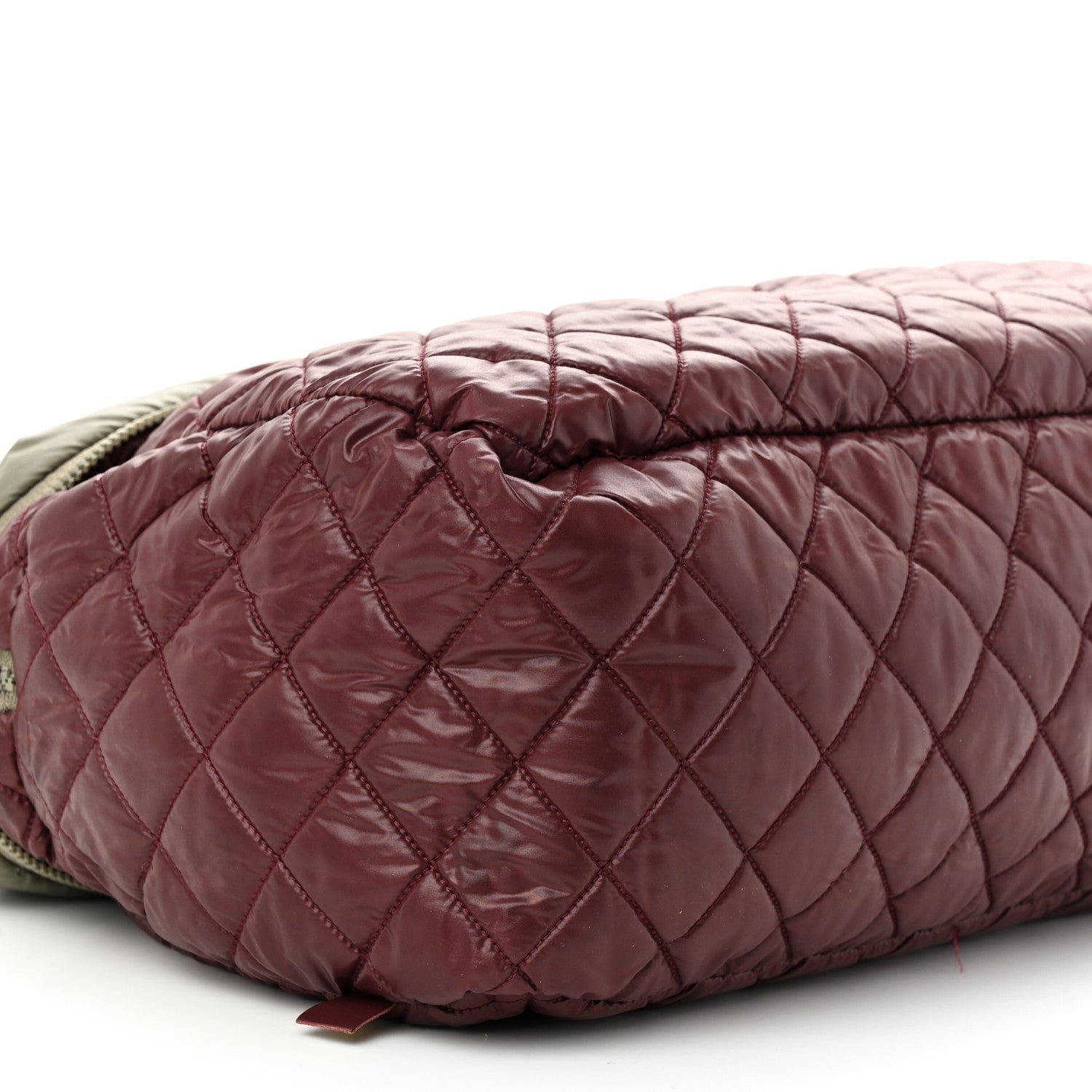 Chanel Nylon Quilted Small Coco Cocoon Reversible Tote Gray 15 of 23